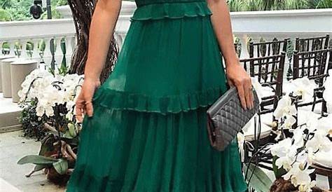 Green Ruffle Formal Dress Elegant Floral Mermaid Prom Long Elegant d Tulle