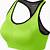 green sports bra top