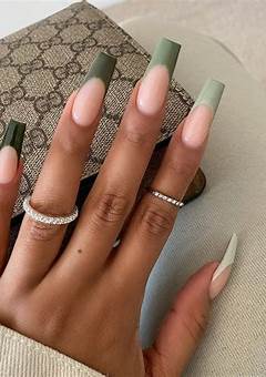 Green Tip Acrylic Nails - The Latest Trend In 2023