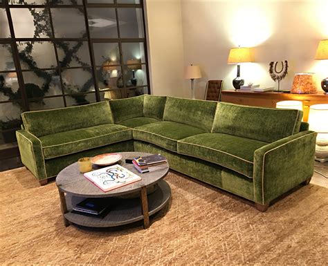 This Green Velvet Corner Sofa Bed For Small Space