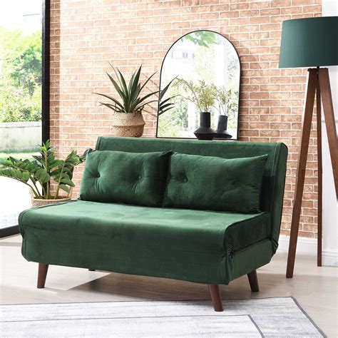 Review Of Green Velvet Double Sofa Bed New Ideas