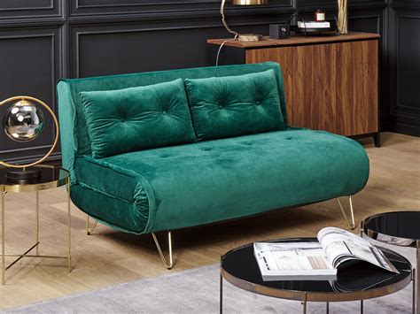 This Green Velvet Sofa Bed Uk For Living Room