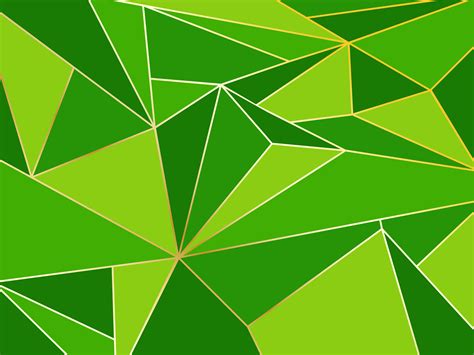 Green Abstract Polygon Background