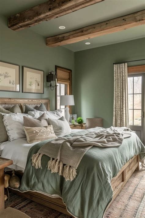 6+ Beautiful GreenGray Bedrooms You Can Recreate Today Hey, Djangles.
