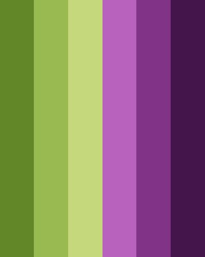 green and purple color palette