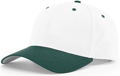 green and white baseball cap