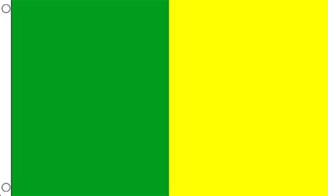 green and yellow flag