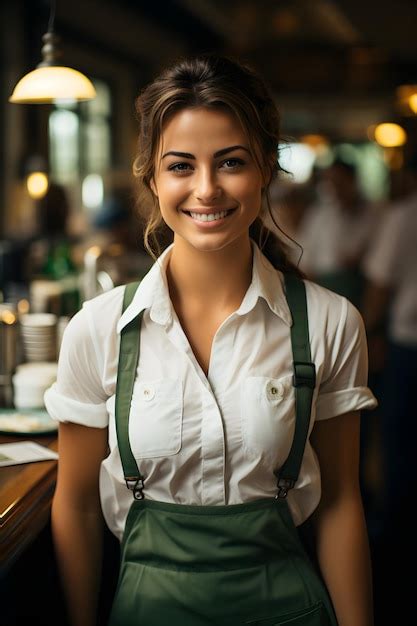 Green Apron Waitress