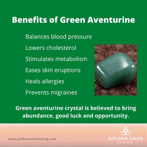 green aventurine crystal benefits