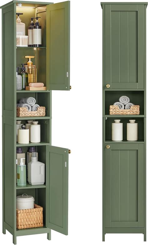 Green Bathroom Storage