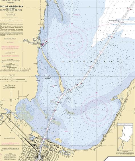 Green Bay Nautical Chart