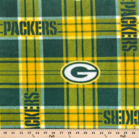 green bay packers fleece fabric