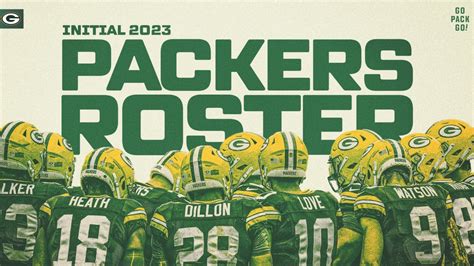 green bay packers roster 2023