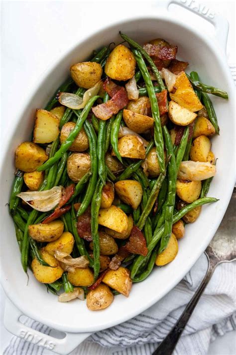Green Beans Roasted Potatoes