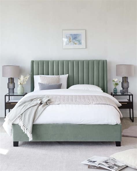 Green Bed Frame With Storage