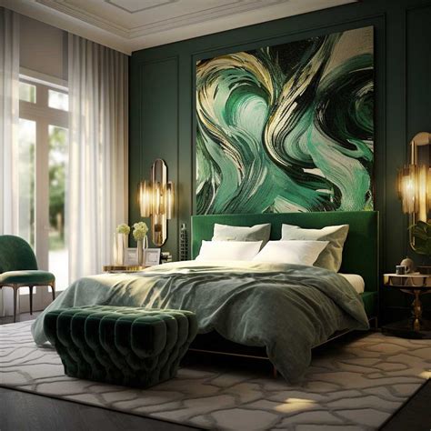 Green Bedroom Design