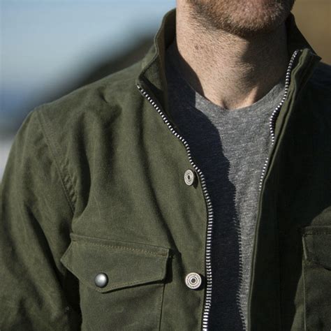 Green Canvas Jacket Fashion