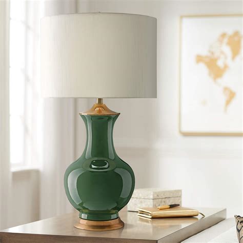 green ceramic lamps with 3 way switch