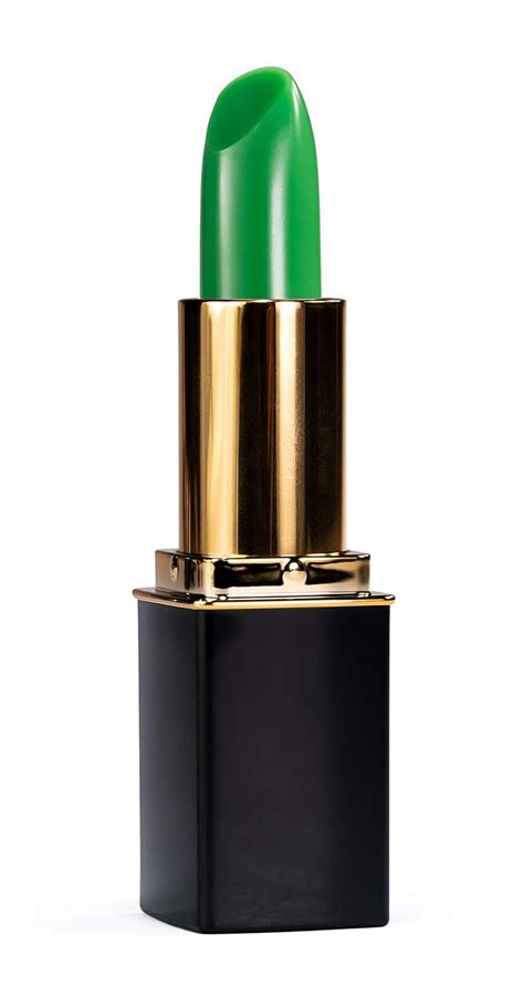 green changing lipstick