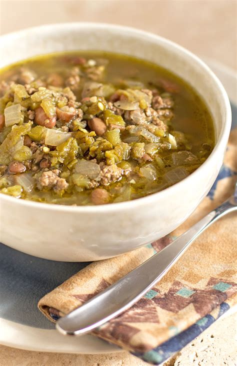 green chile stew with ground beef