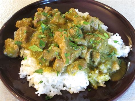 green chile verde with pork
