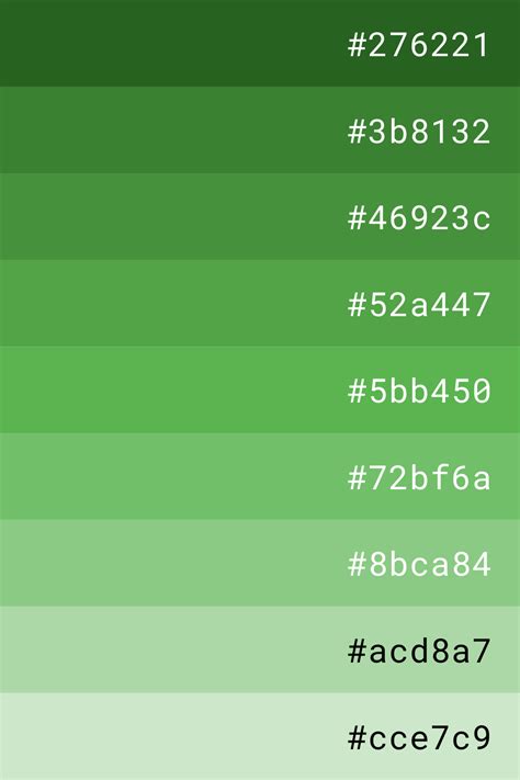 Green Color Code Css