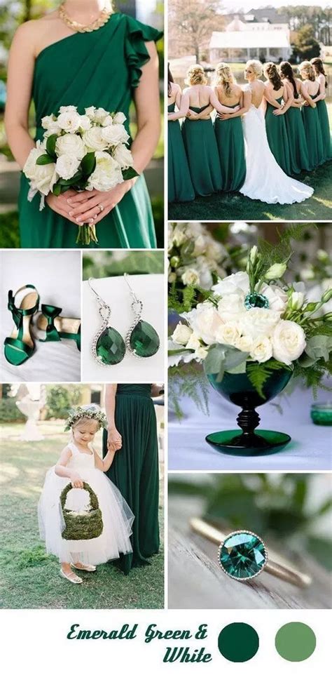 green color scheme for wedding