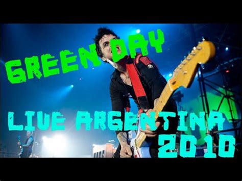 green day argentina 2010