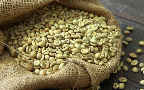 green ethiopian coffee beans