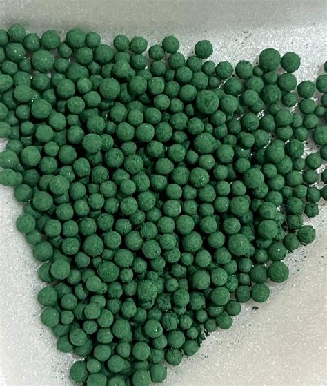 green fertilizer pellets