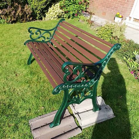 green garden bench