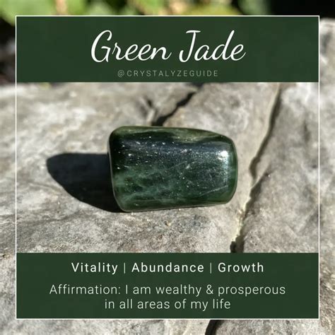 green jade stone meaning