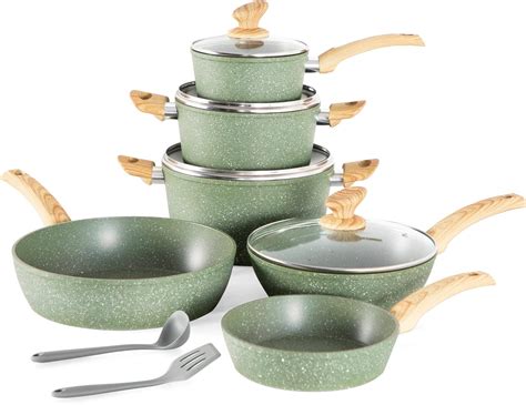 Green Kitchenware Set