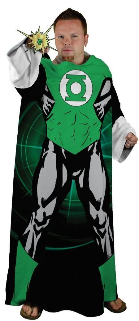 Green Lantern Throw Blanket