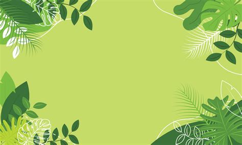 Green Leaf Clipart Background