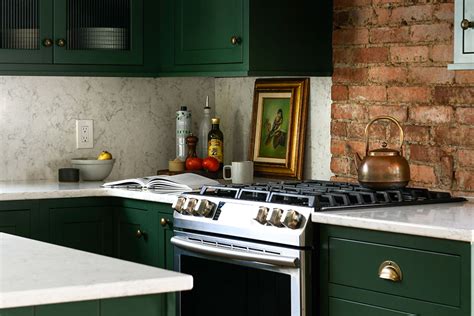 Green Leaf Kitchen Wallpaper
