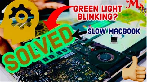 Green Light On Macbook