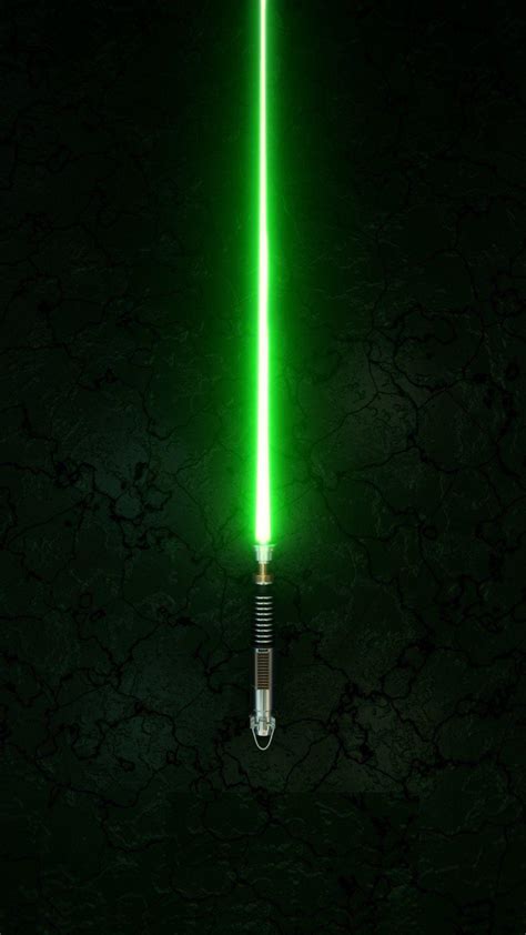 green lightsaber star wars