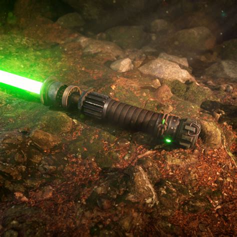 green lightsabers of the jedi