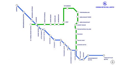 green line metro chennai