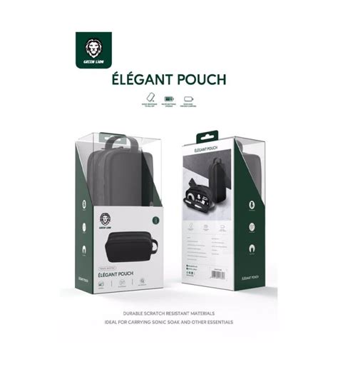 green lion elegant pouch