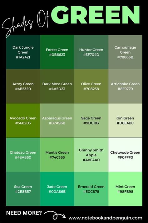 green paint hex code