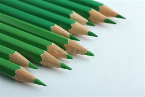 green pencils