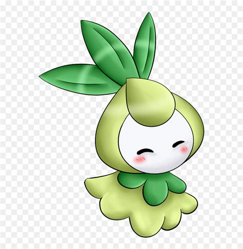 green pokemon with leaf on head