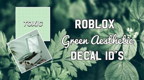 Green Roblox Decal Id