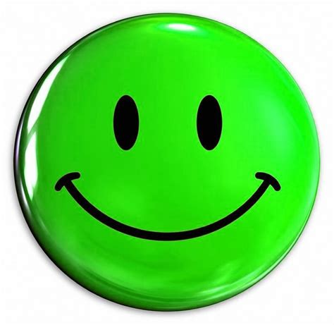 Green Smiley Face