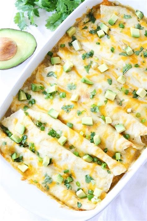 Green Spinach Enchiladas