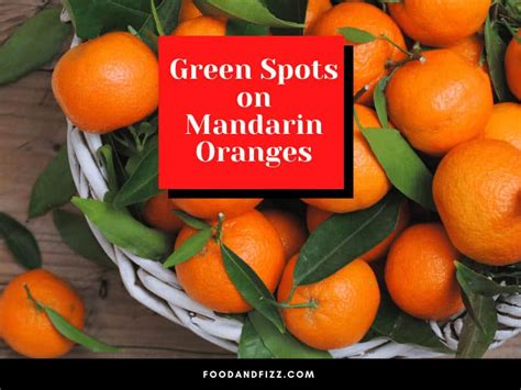 green spots on oranges
