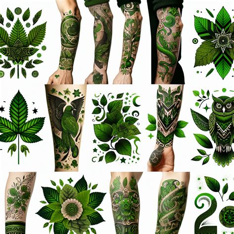 Green Tattoo Amazon