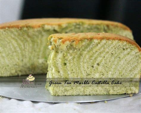 Green Tea Marble Cake